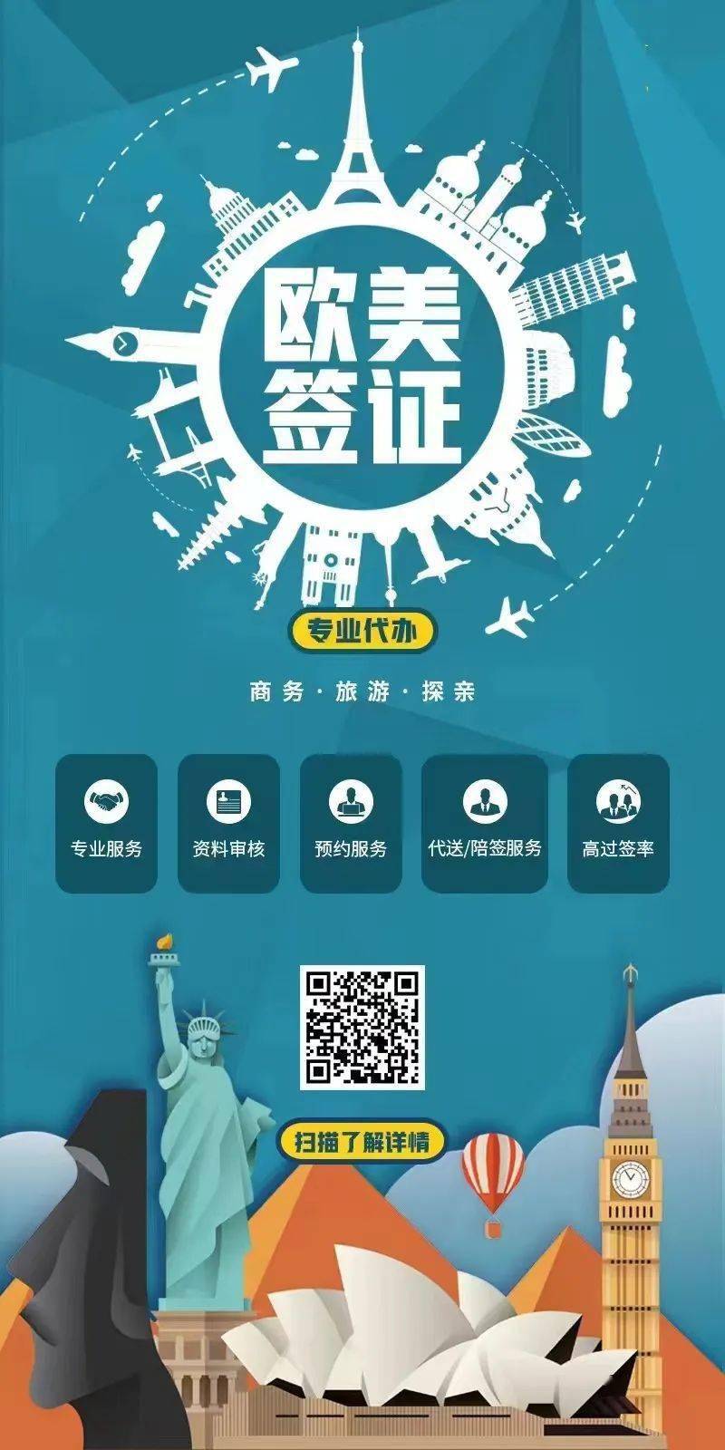 全球签证专业办理 轻松解锁商务、旅游、探亲之旅